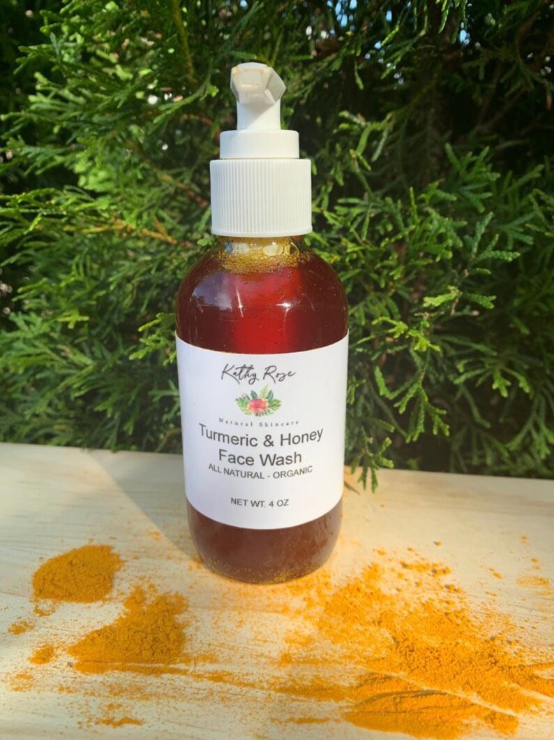 Face Wash Turmeric & Raw Manuka Honey Cleanser Organic Etsy