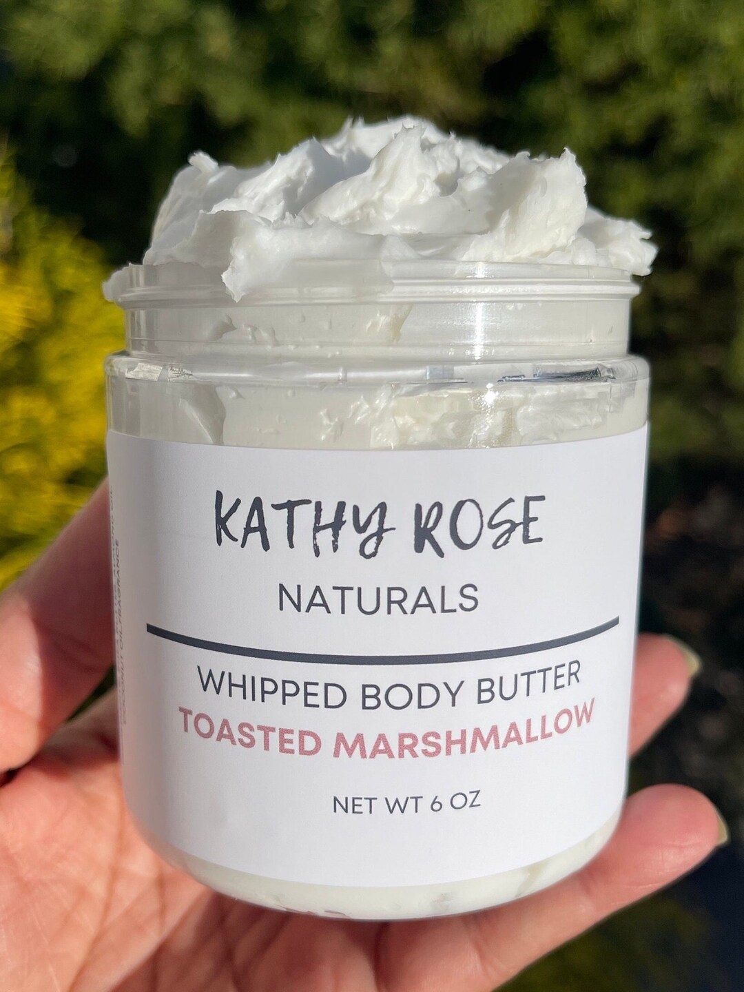 Toasted Marshmallow Body Butter, Whipped Shea Body Butter, Nourishing