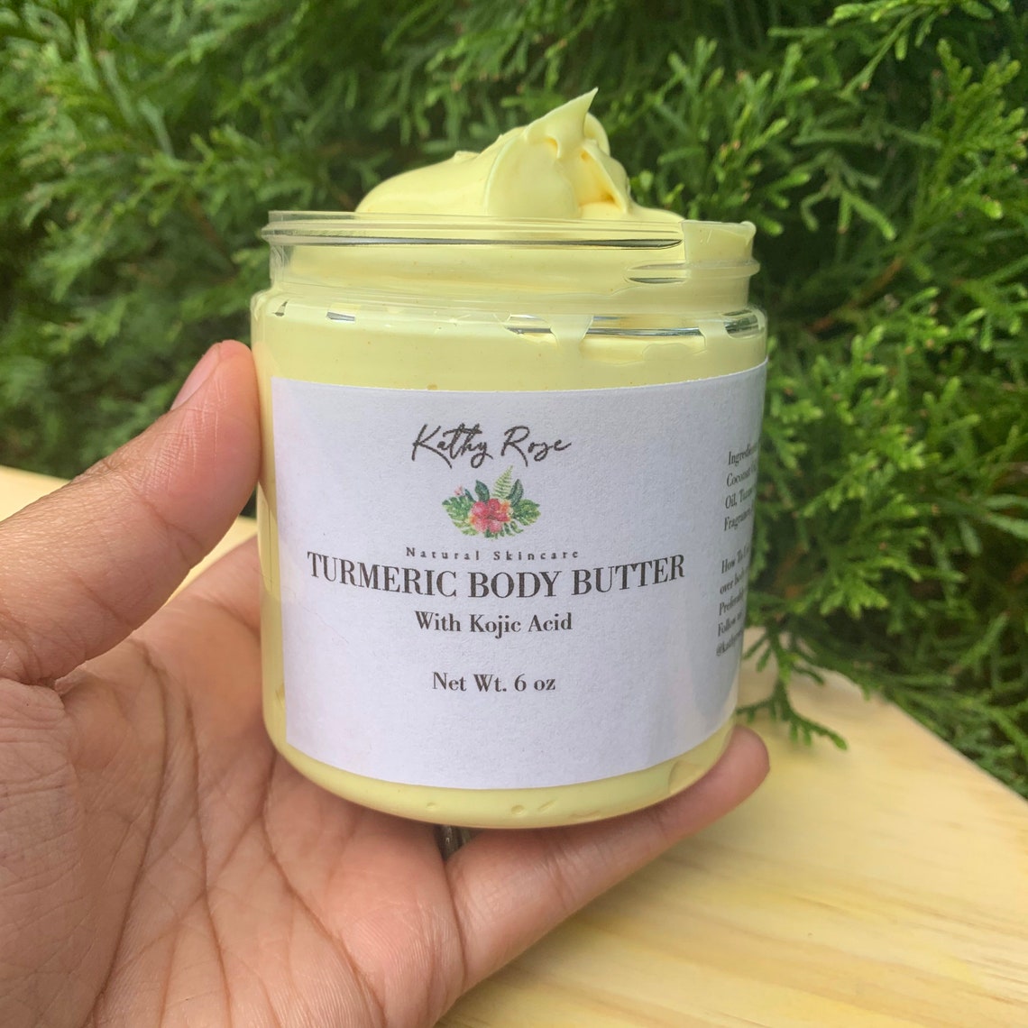 Turmeric & Kojic Body Moisturizer Skin Brightening Dark Etsy