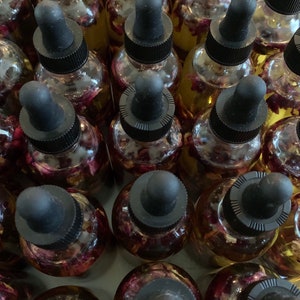 Organic Face Oil, Argan Face Serum Oil , Deep Moisturizer, All naturals Night Serum, Essential Oil image 4