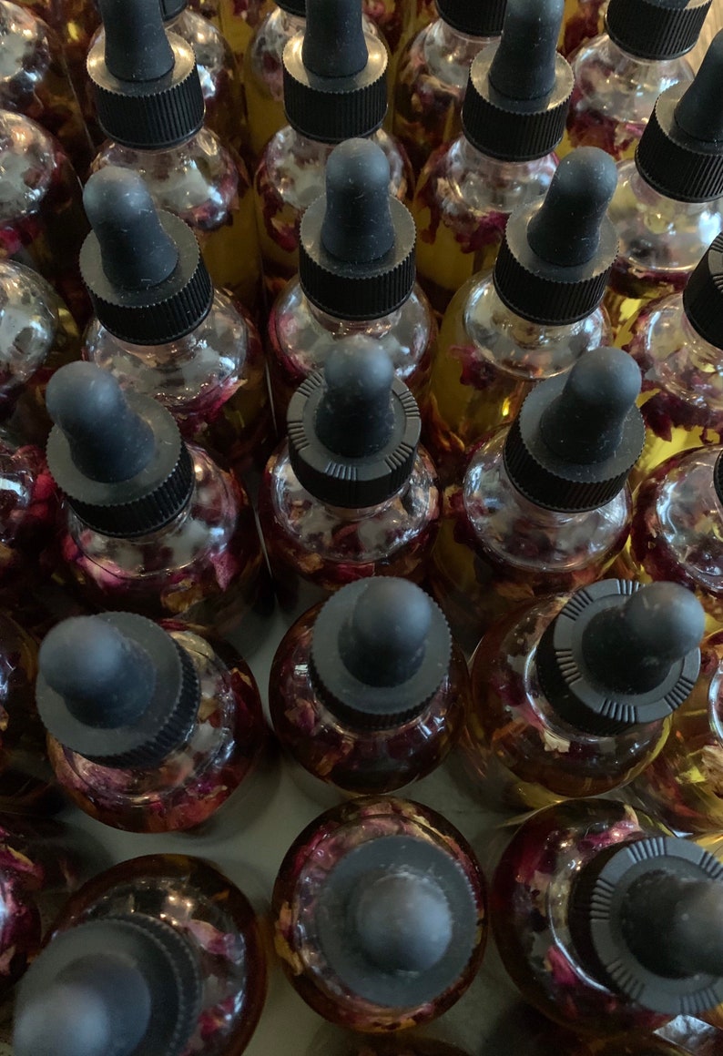 Organic Face Oil, Argan Face Serum Oil , Deep Moisturizer, All naturals Night Serum, Essential Oil image 4