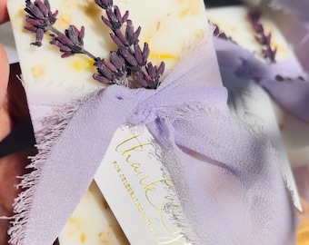 Wedding Favors For Guest in Bulk, Lavender Soap Favor For Bridal Shower, Thank You Gift For Guest