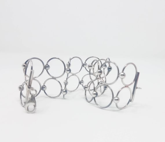 Silver Circles Bracelet