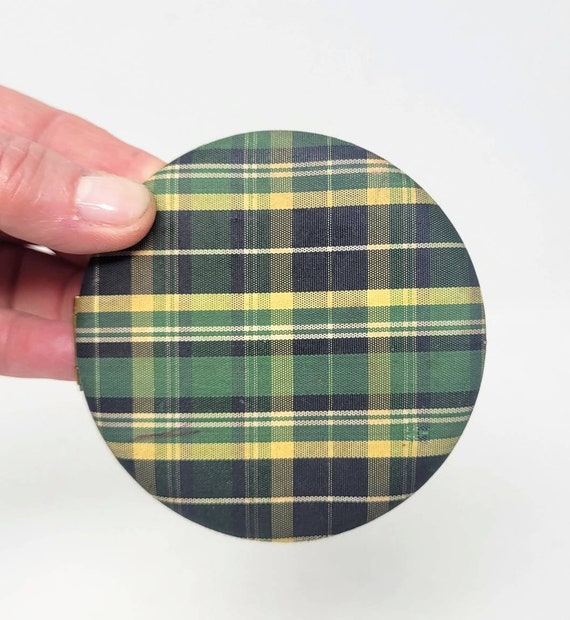 Adorable Vintage Plaid Compact by Lin Bren