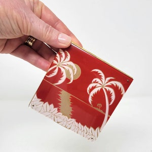 Vintage Tropical themed Compact by Rex 5th Avenue