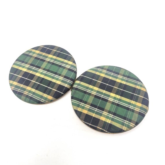 Adorable Vintage Plaid Compact by Lin Bren - image 4