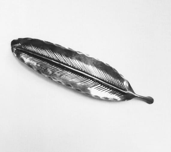 Vintage Sterling Leaf Pin