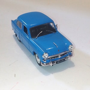 モスクヴィッチ 407、1958-1963 ソ連。ヴィンテージ。コレクター向けカーモデル 1/43 子供用車。レア。ミニカー。古い車。デアゴスティーニ