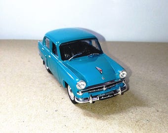 【希少】ソ連製 ミニカー 1/43 GAZ-24 ヴォルガ アエロフロート仕様 Soviet Model 1:43 Volga GAZ-24 A14 Original. Vintage Diecast Toy
