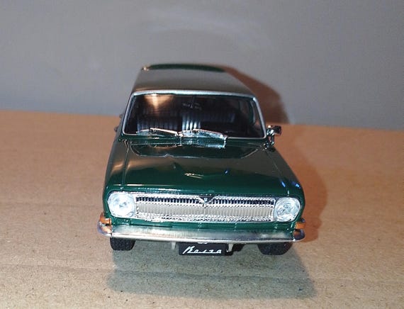GAZ-24-02 Volga Model Car: 1/43 Scale Deagostini Collectible - Etsy