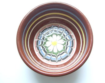 Container for salt, sugar, other seasonings or honey. Baked clay (ceramics). Handmade. Salt Cellar. Pottery from Ukraine