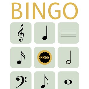Music Bingo for Beginners