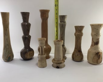 Vases, flowers vase, flower arrangement, artificial flower vase, handmade, homemade, custom wood, made in USA.