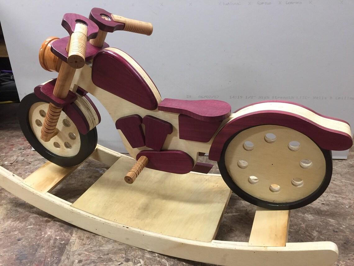 motorcycle rocking horse