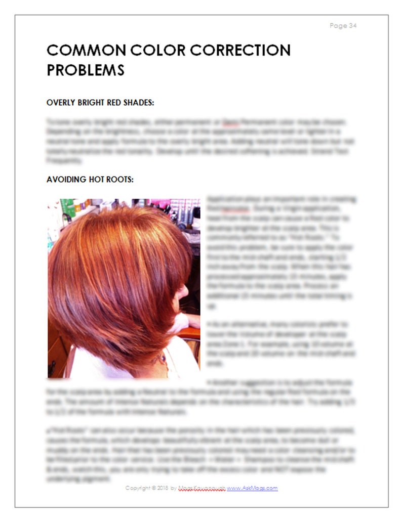 En expertguide till AVANCERAD färgkorrigering - e-bok av Mags Kavanaugh - Direkt digital nedladdning - Fråga Mags - En stylist 911 - e-bok bild 5