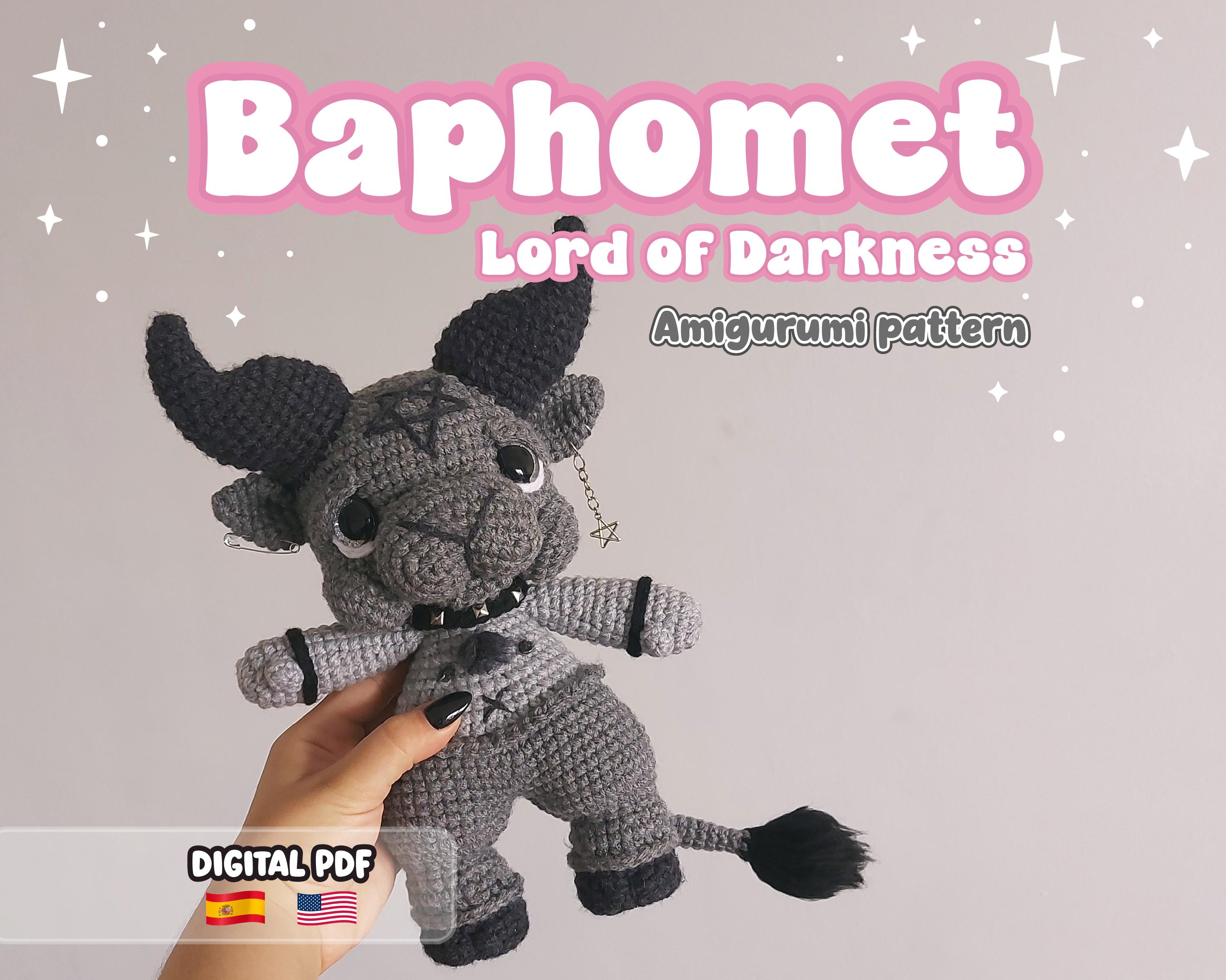 21 Baphomet Crochet Patterns for Cute, Creepy Amigurumi Fans 13 Amigurumi Pattern Baphomet Lord of Darkness Crochet