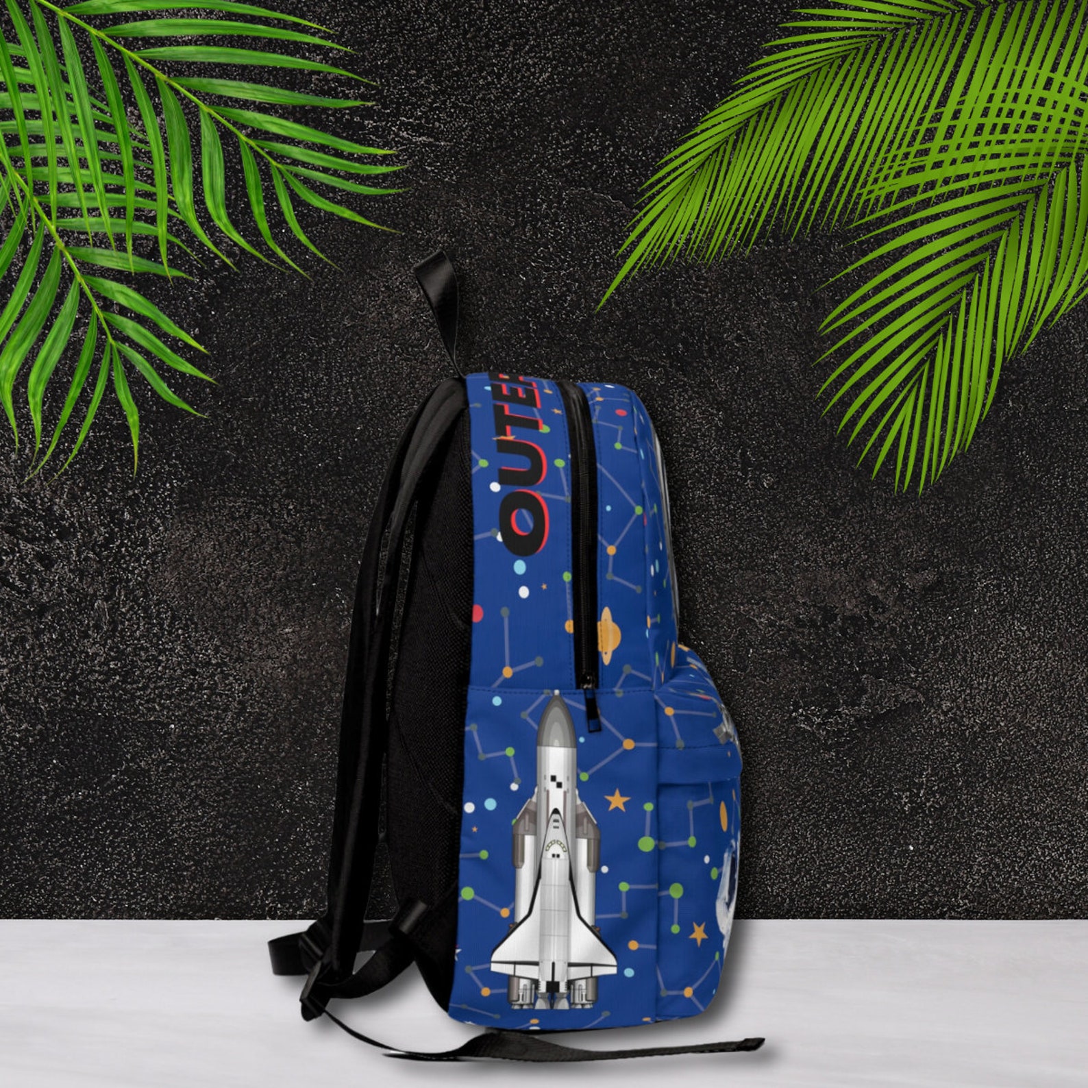 Outer Space Backpack, Kids Backpack, Backpack, Child's Backpack, School ...