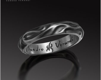 Anillo de plata para hombre “Balance” diseñado por SANDRO VERARDI Anillo de plata 925 /R022