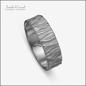 Silver ring &quot;Harmony&quot; men&#39;s ring partner ring wedding ring friendship ring /R043-S