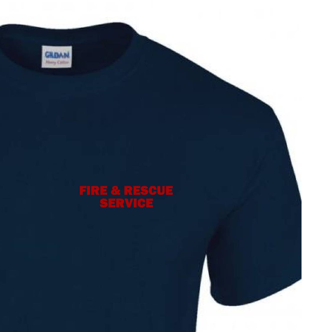 Fire & Rescue Service Tshirt UKFRS Fire Brigade Etsy