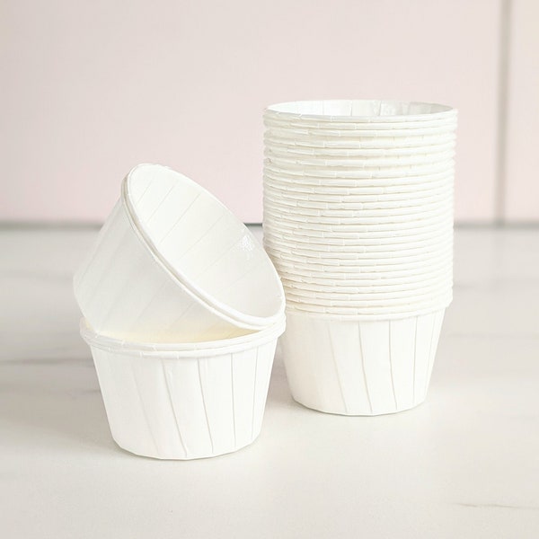 Hochwertige Plissee Weiße Backförmchen Cupcake Cases Muffin Cups