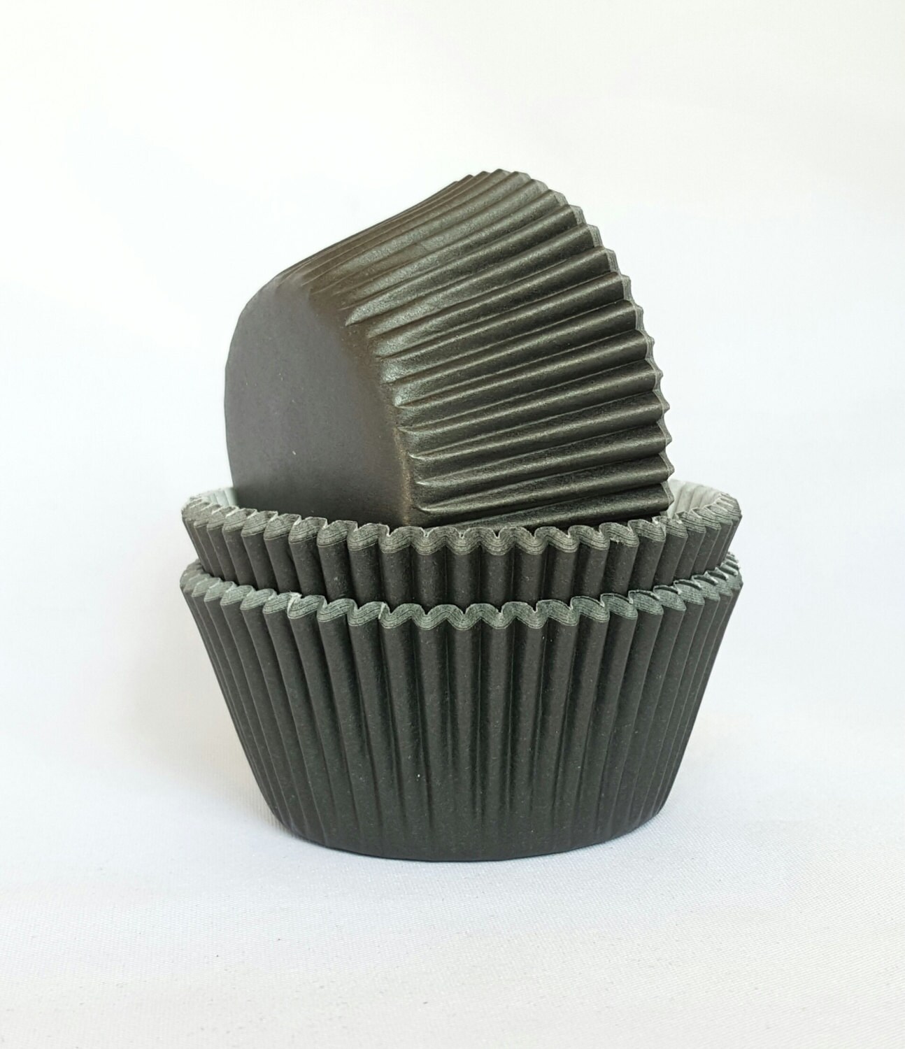High Quality Black Standard Size Cupcake Cases Cupcake Liners Etsy