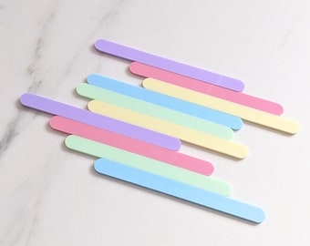10 Pack Pastel Acrylic Cakesicle Cake Pop Popsicle Lolly Lollipop Sticks