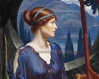 Sidney Harold Meteyard (1868-1947) Penelope at Her Room - Pre-Raphaelites & Ancient fine art giclee reproduction print
