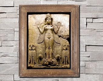Queen of the Night, Burney Relief, Lilith - Pagan & Sacred fine art giclee reproduction print