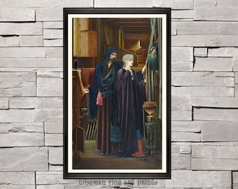 Edward Burne-Jones: The Wizard (1891-1896) - Pre-Raphaelites Magic & Pagan fine art giclee reproduction print