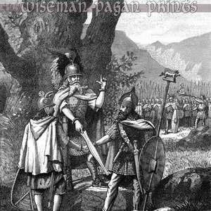 Gallic brothers in arms - Celtic Oath - fine art giclee reproduction