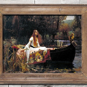 A Song of Springtime by John William Waterhouse Wall home decor reproduction art print.