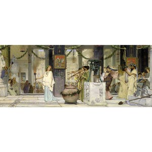 Lawrence Alma-Tadema: The Vintage Festival - Pagan & historic fine art giclee reproduction