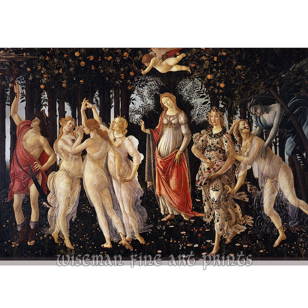 Sandro Botticelli: Primavera Spring Pagan  Magic fine art Etsy 日本