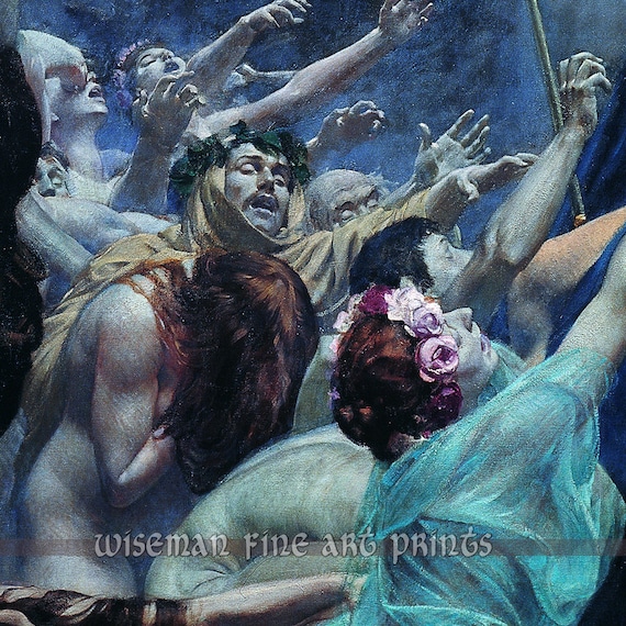 Adolf Hirémy-hirschl: the Souls on the Banks of Acheron - Pagan