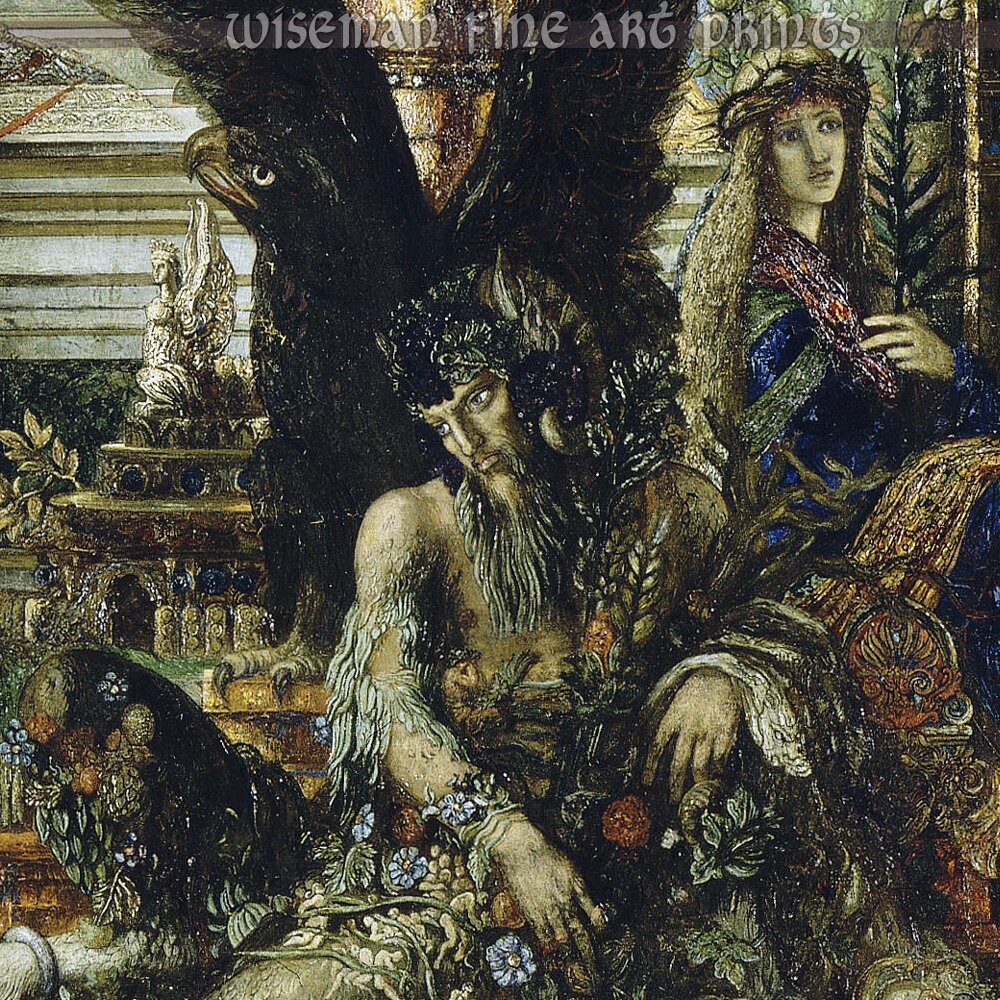 Gustave Moreau Jupiter and Semele Pagan & Goddess fine