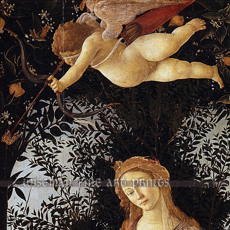 Sandro Botticelli: Primavera Spring Pagan & Magic fine art giclee reproduction image 3