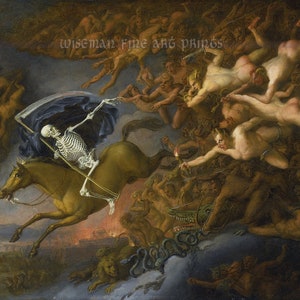 British School: Death Leading Hell's Army (1800) - Dark & Magic fine-art giclee-reproductieprint