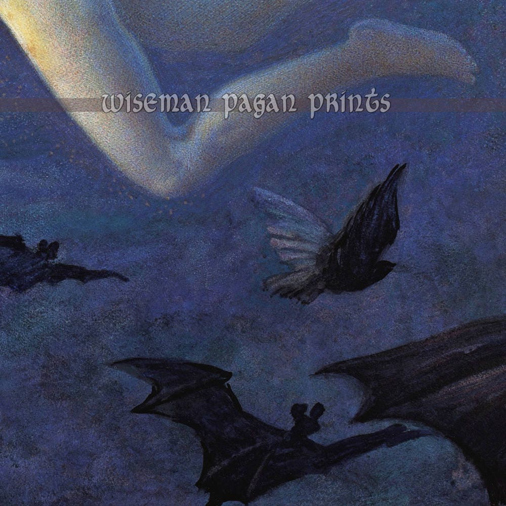 Edward Robert Hughes: Wings of the Morning - Reproducción giclee de Bellas  Artes Paganas y Mágicas - Etsy México, image size:1000x1000