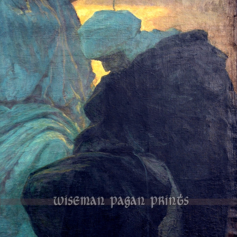 Aloise Delug Alois Delug: Die Nornen (the Norns) - Pagan & Sacred Fine Art Giclee ...