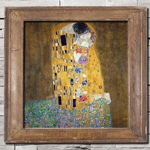 Gustav Klimt: Der Kuss - Pagan & Magic Fine Art Giclee Reproduktion Druck