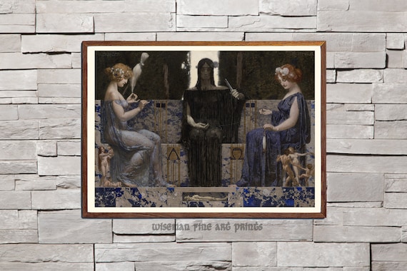 アレクサンダー・ロトハウグ『運命の三女神』（1910年） - 神話と異教