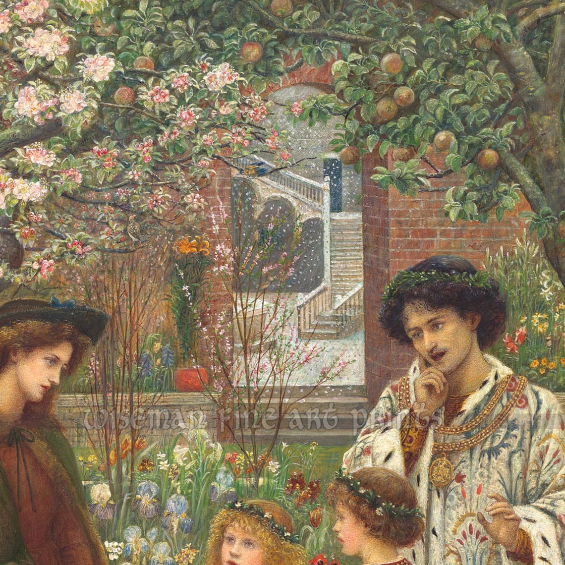 Marie Spartali Stillman Der verzauberte Garten von Messer
