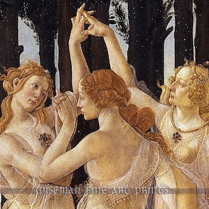 Sandro Botticelli: Primavera Spring Pagan & Magic fine art giclee reproduction image 5