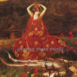 Frank Cadogan Cowper: La Belle Dame sans Merci - Pagan & Chivalry fine art giclee reproduction