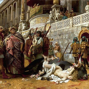 Henryk Siemiradzki: Christian Dirce - Pagan & mythic fine art giclee reproduction