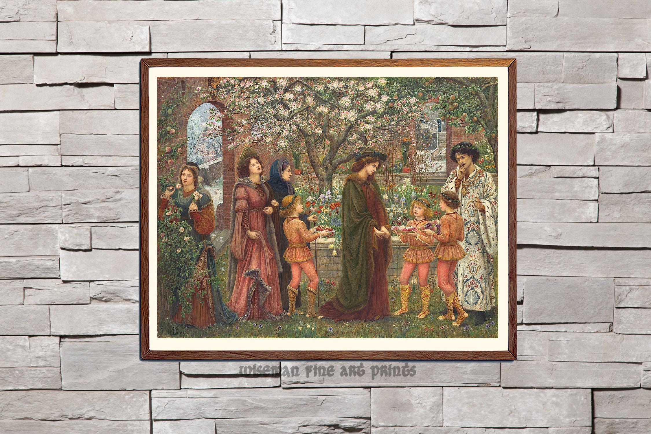 Marie Spartali Stillman Der verzauberte Garten von Messer
