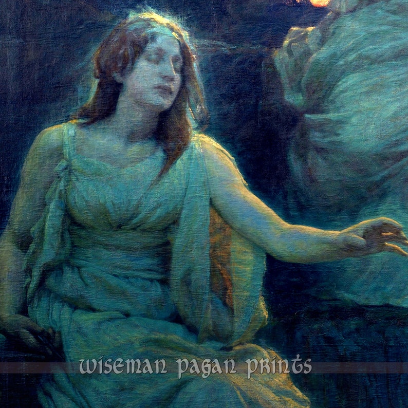 Aloise Delug Alois Delug: Die Nornen (the Norns) - Pagan & Sacred Fine Art Giclee ...
