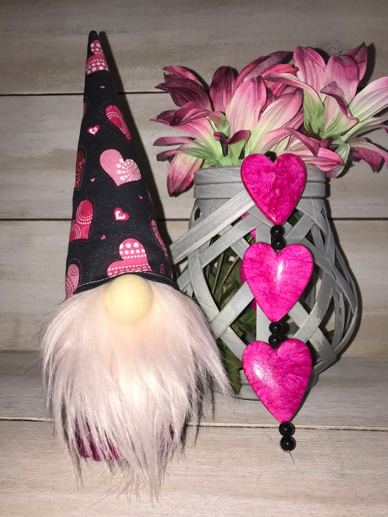 Valentine gnome heart gnome with pointy hat or slouchy hat  etsy Valentine gnome heart gnome with pointy hat or slouchy hat  etsy