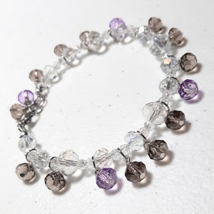 Ethereal Crystal Charm Bracelet
